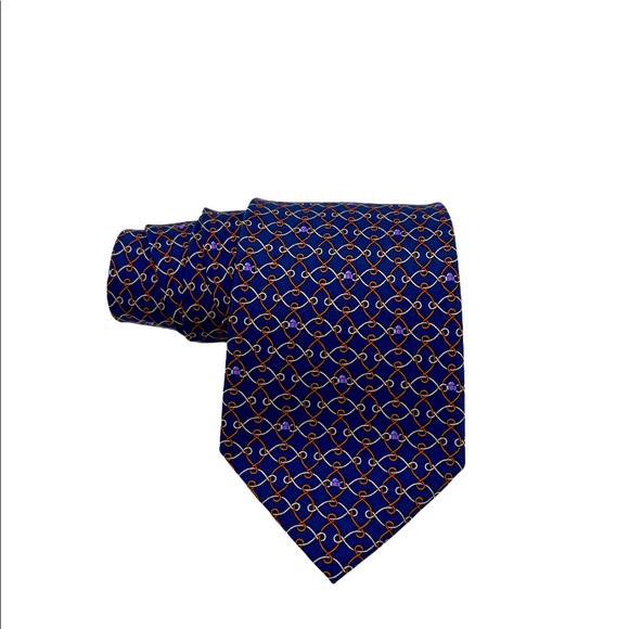 Dunhill Other - Dunhill Men’s 100% Silk Necktie Navy Blue